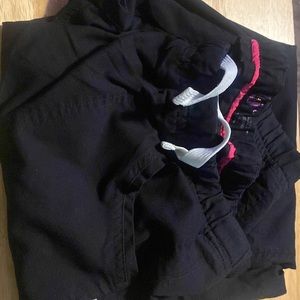 Urbane Black Scrub Pants